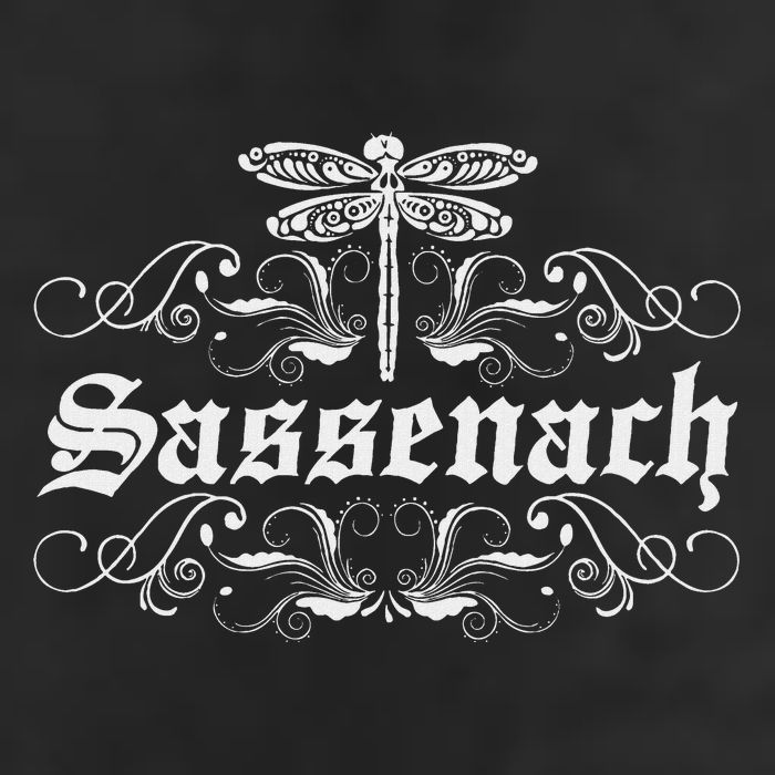 Sassenach Outlander Gaelic Dragonfly 's And Golf Towel