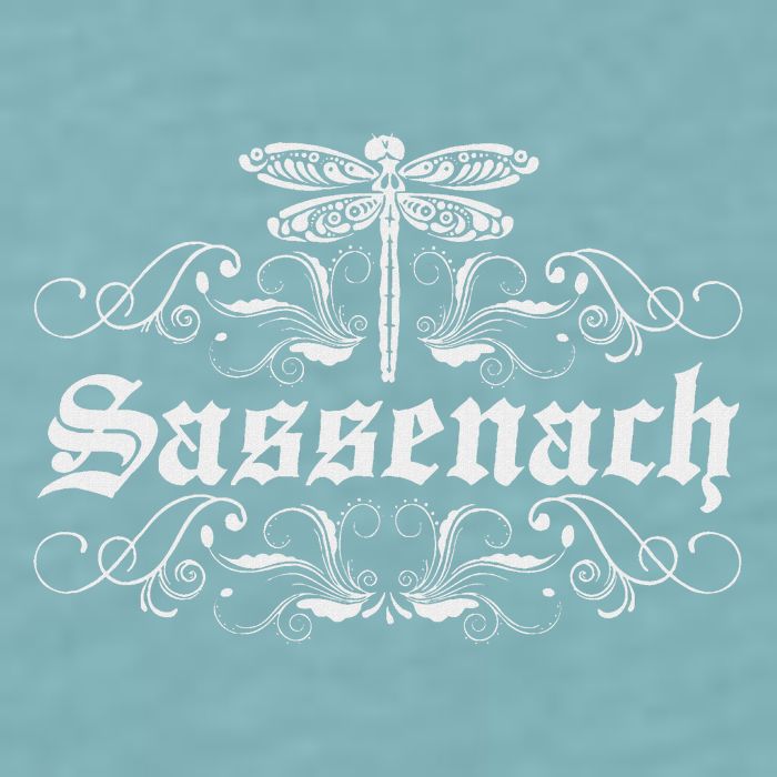 Sassenach Outlander Gaelic Dragonfly 's And Sueded Cloud Jersey T-Shirt