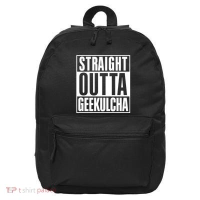 Straight Outta Geekulcha 16 in Basic Backpack