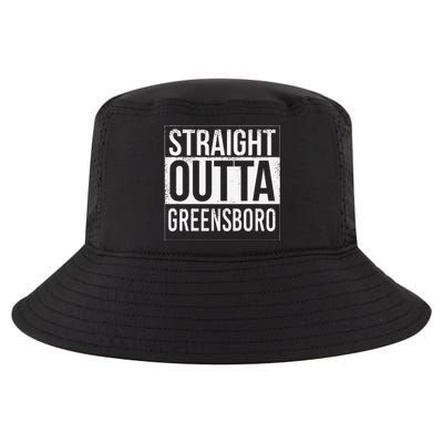 Straight Outta Greensboro Usa American Hometown City Cool Comfort Performance Bucket Hat