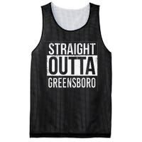 Straight Outta Greensboro Usa American Hometown City Mesh Reversible Basketball Jersey Tank