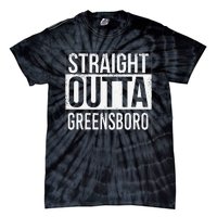 Straight Outta Greensboro Usa American Hometown City Tie-Dye T-Shirt