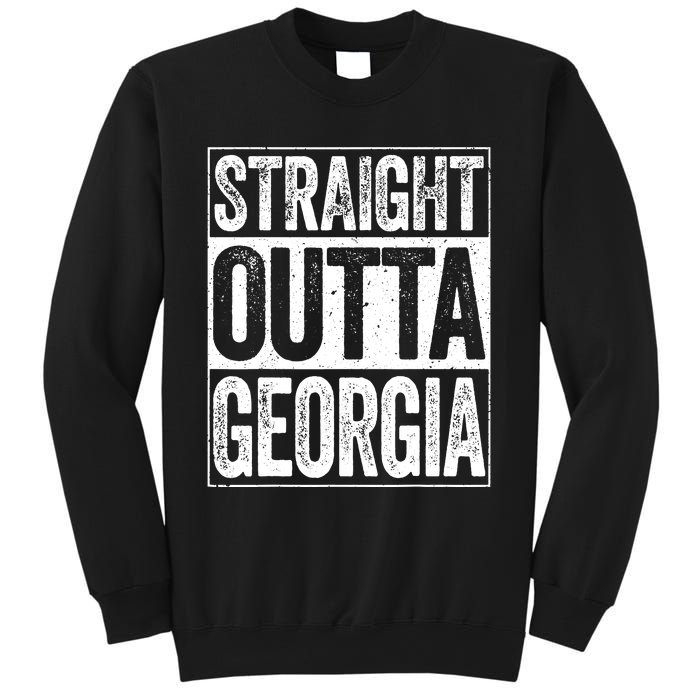 Straight Outta Georgia Ga State Sweatshirt