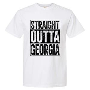 Straight Outta Georgia Ga State Garment-Dyed Heavyweight T-Shirt