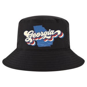 State Of Georgia Retro Logo Cool Comfort Performance Bucket Hat