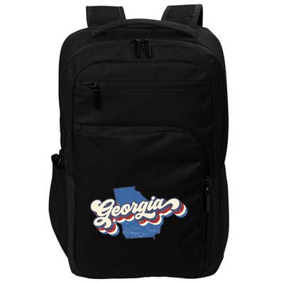 State Of Georgia Retro Logo Impact Tech Backpack