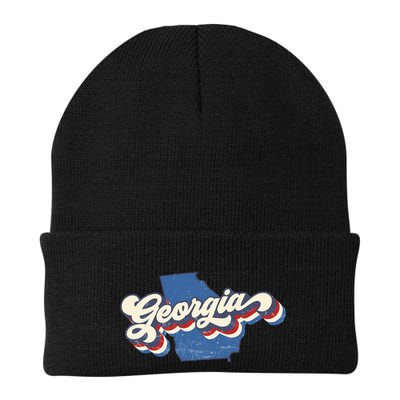 State Of Georgia Retro Logo Beanie