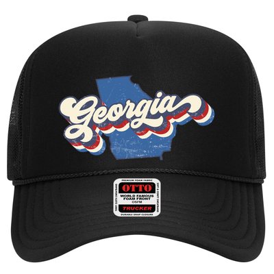 State Of Georgia Retro Logo Trucker Hat