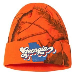 State Of Georgia Retro Logo Kati Licensed 12" Camo Beanie