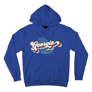 State Of Georgia Retro Logo Hoodie