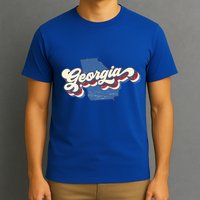 State Of Georgia Retro Logo T-Shirt