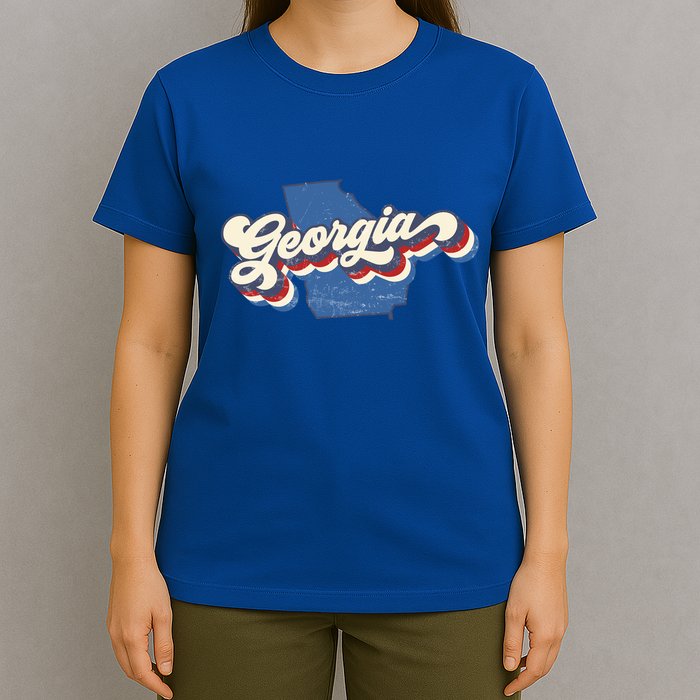 State Of Georgia Retro Logo T-Shirt