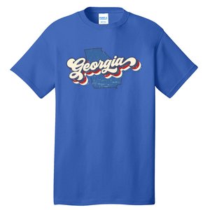 State Of Georgia Retro Logo Tall T-Shirt