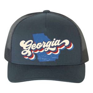 State Of Georgia Retro Logo Yupoong Adult 5-Panel Trucker Hat