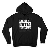 Straight Outta Gods Word John 3 16 Jesus Christian Lord Tall Hoodie