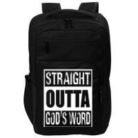 Straight Outta Gods Word Impact Tech Backpack