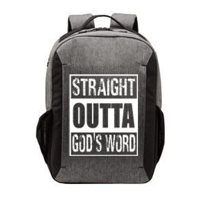 Straight Outta Gods Word Vector Backpack