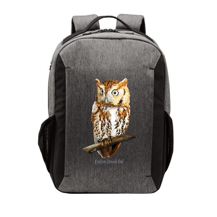 Screech Owl Graphic Birder Wildlife Bird Watching Vector Backpack