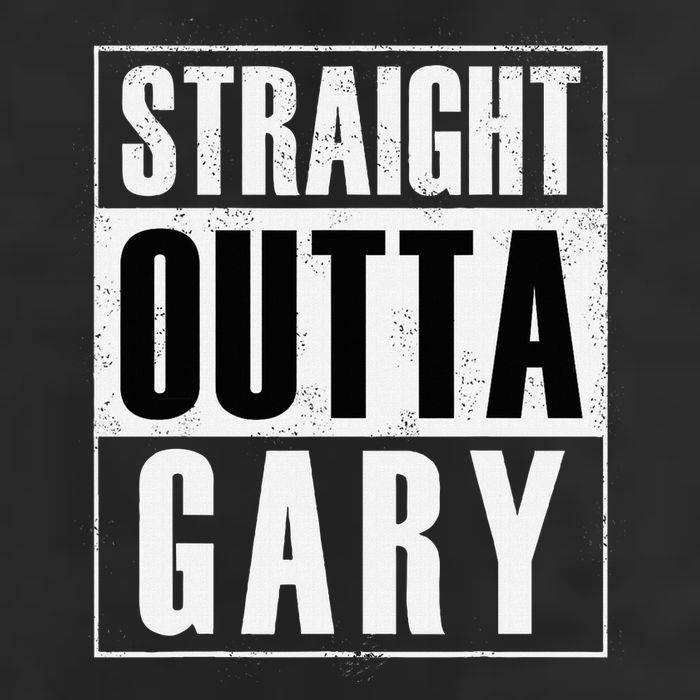 Straight Outta Gary Indiana And In Funny Cool Comfort Performance Bucket Hat