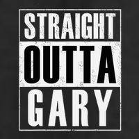 Straight Outta Gary Indiana And In Funny 7 Panel Mesh Trucker Snapback Hat