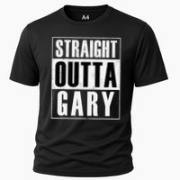 Straight Outta Gary Indiana And In Funny Cooling Performance Crew T-Shirt