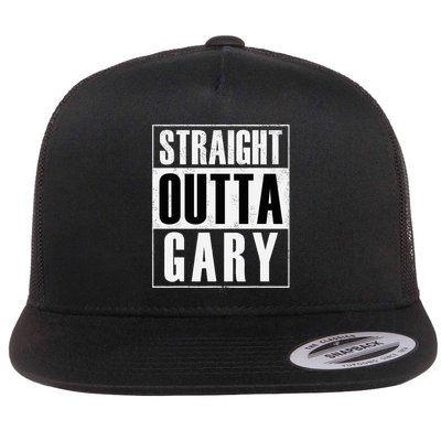 Straight Outta Gary Indiana And In Funny Flatbill Hat