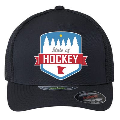 State Of Hockey Minnesota Flexfit Unipanel Trucker Cap