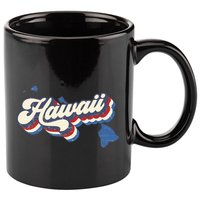 State Of Hawaii Retro Logo 11oz C Handle Ceramic Mug