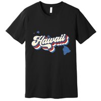 State Of Hawaii Retro Logo Premium T-Shirt