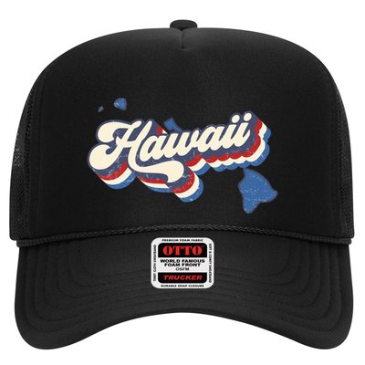 State Of Hawaii Retro Logo Trucker Hat