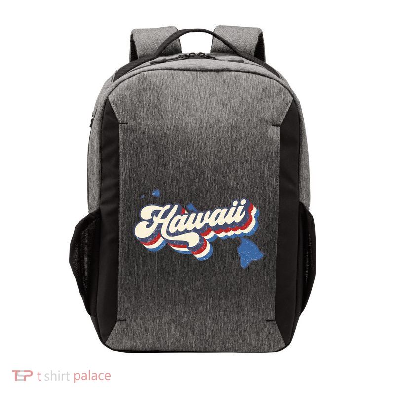 State Of Hawaii Retro Logo Vector Backpack