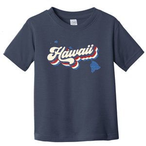 State Of Hawaii Retro Logo Toddler T-Shirt