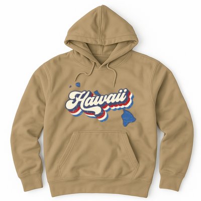 State Of Hawaii Retro Logo Hoodie