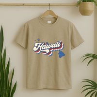 State Of Hawaii Retro Logo T-Shirt