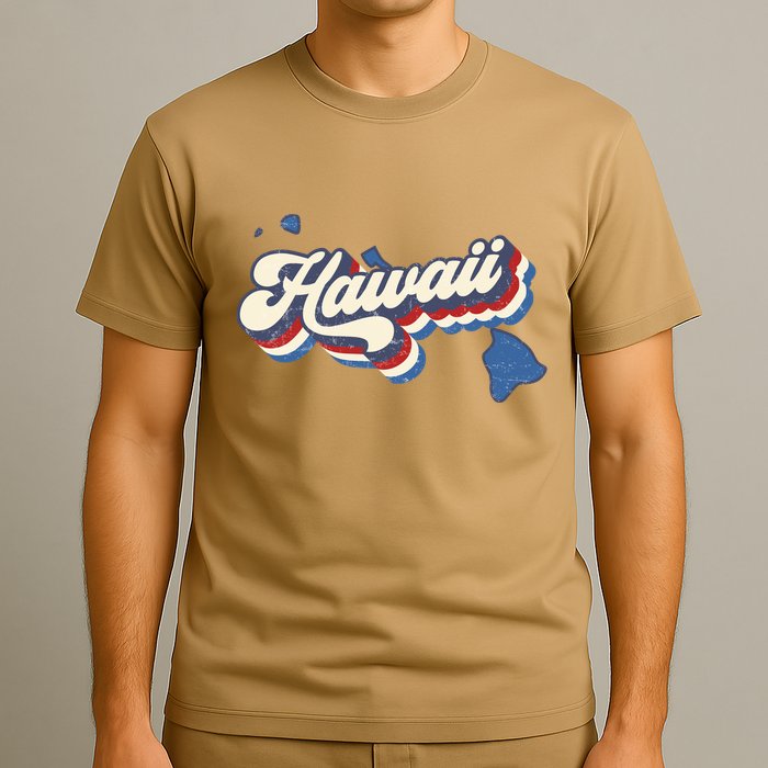 State Of Hawaii Retro Logo T-Shirt