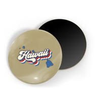 State Of Hawaii Retro Logo Magnet