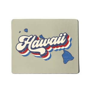 State Of Hawaii Retro Logo Mousepad