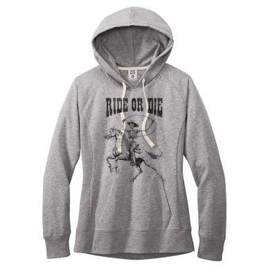 Skeleton On Horse Women's Fleece Hoodie