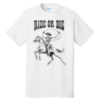 Skeleton On Horse Tall T-Shirt