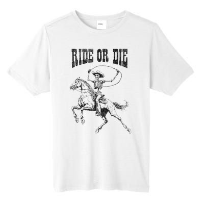 Skeleton On Horse Tall Fusion ChromaSoft Performance T-Shirt