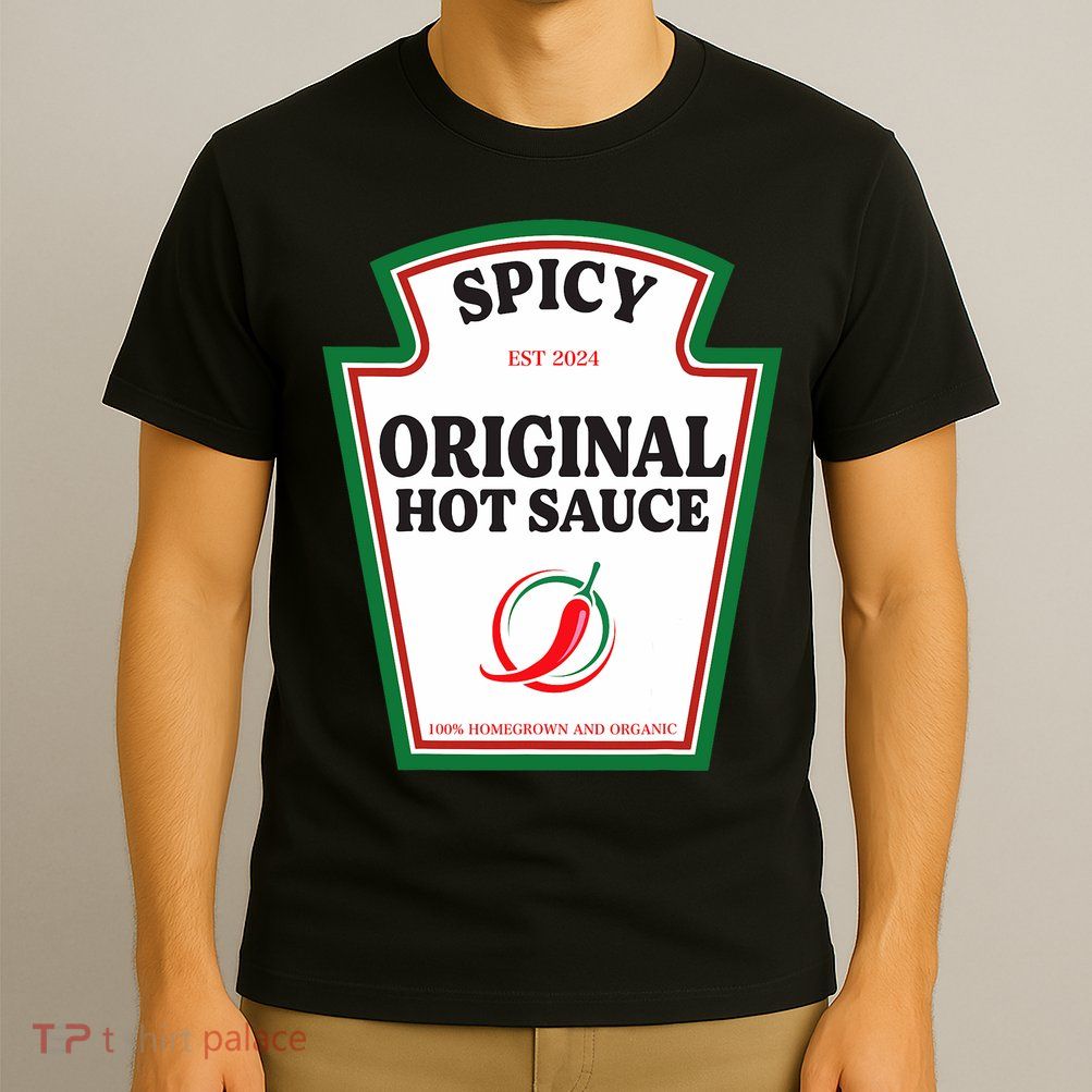 Spicy Original Hot Sauce Condiment Costume Party Matching T-Shirt