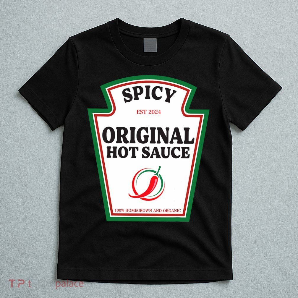 Spicy Original Hot Sauce Condiment Costume Party Matching T-Shirt
