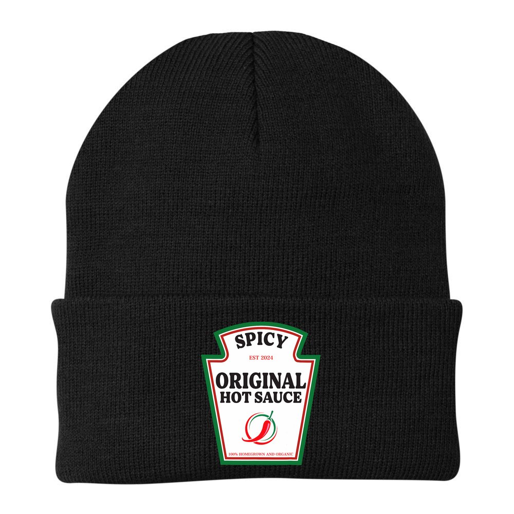 Spicy Original Hot Sauce Condiment Costume Party Matching Beanie