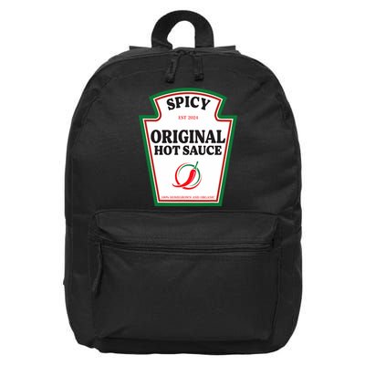 Spicy Original Hot Sauce Condiment Costume Party Matching 16 in Basic Backpack