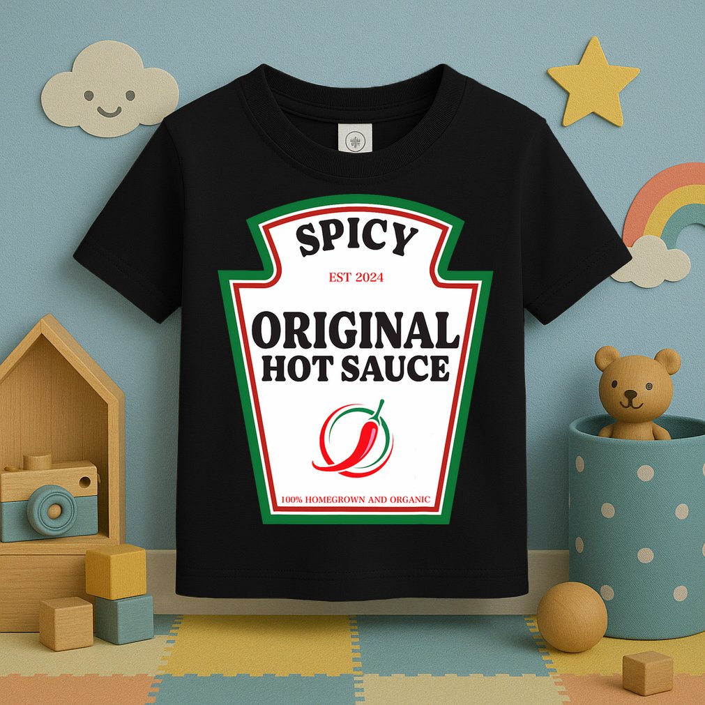 Spicy Original Hot Sauce Condiment Costume Party Matching Toddler T-Shirt