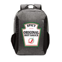Spicy Original Hot Sauce Condiment Costume Party Matching Vector Backpack