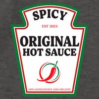 Spicy Original Hot Sauce Condiment Costume Party Matching Vector Backpack