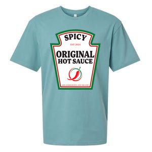 Spicy Original Hot Sauce Condiment Costume Party Matching Sueded Cloud Jersey T-Shirt