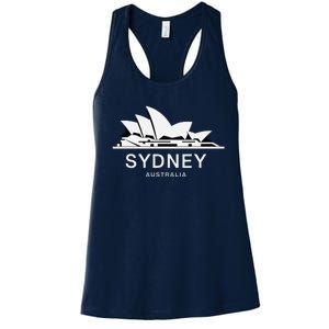 Sydney Opera House Iconic Australia Landmark Sydney Icons Women's Racerback Tank