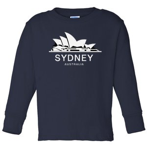 Sydney Opera House Iconic Australia Landmark Sydney Icons Toddler Long Sleeve Shirt